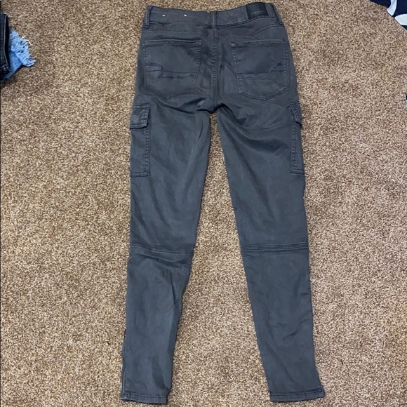 Super stretch gray/green jeans - Picture 2 of 3